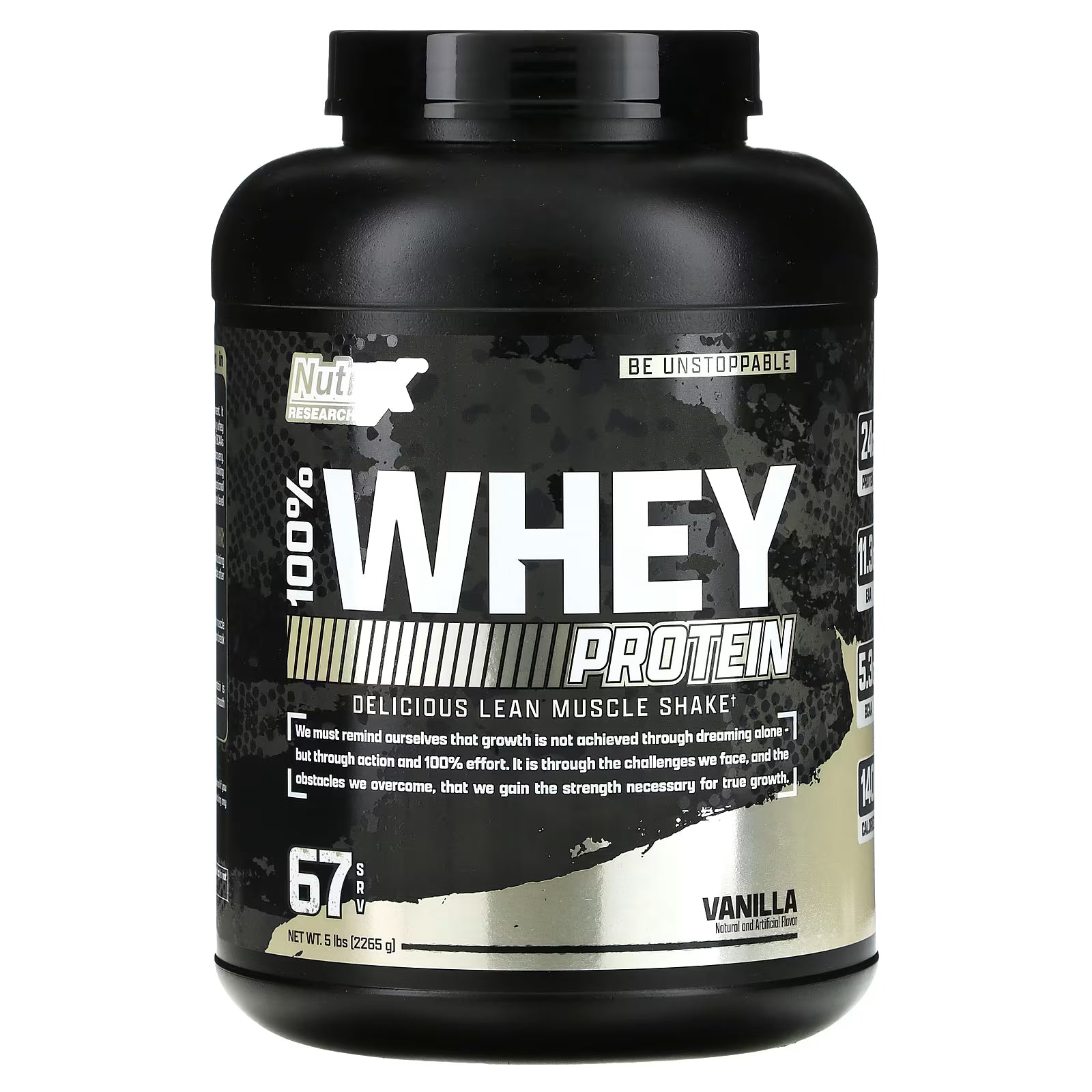 Nutrex Research 100% Whey Protein | 2kg - 64 Servings (High-Quality Muscle Growth & Recovery Formula)