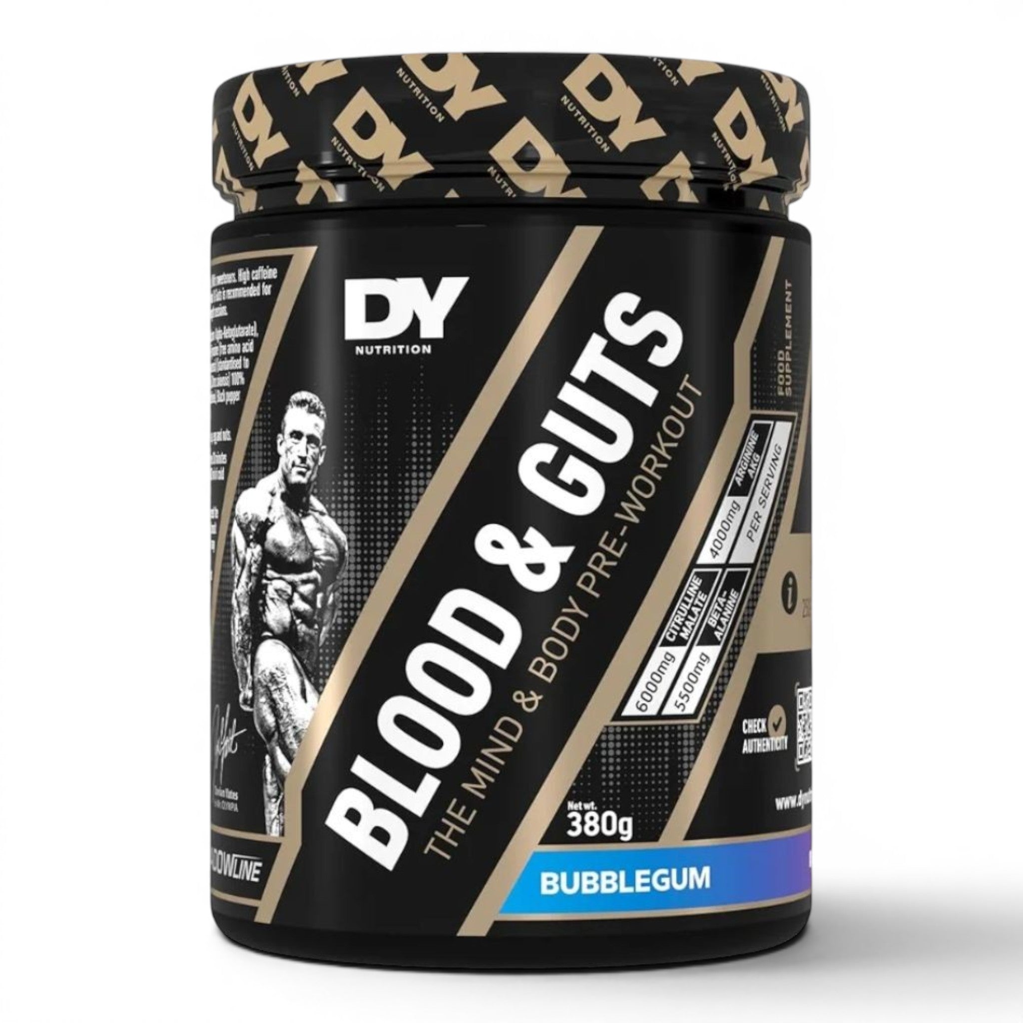 DY Nutrition Blood and Guts – Hardcore Pre-Workout for Extreme Energy & Focus
