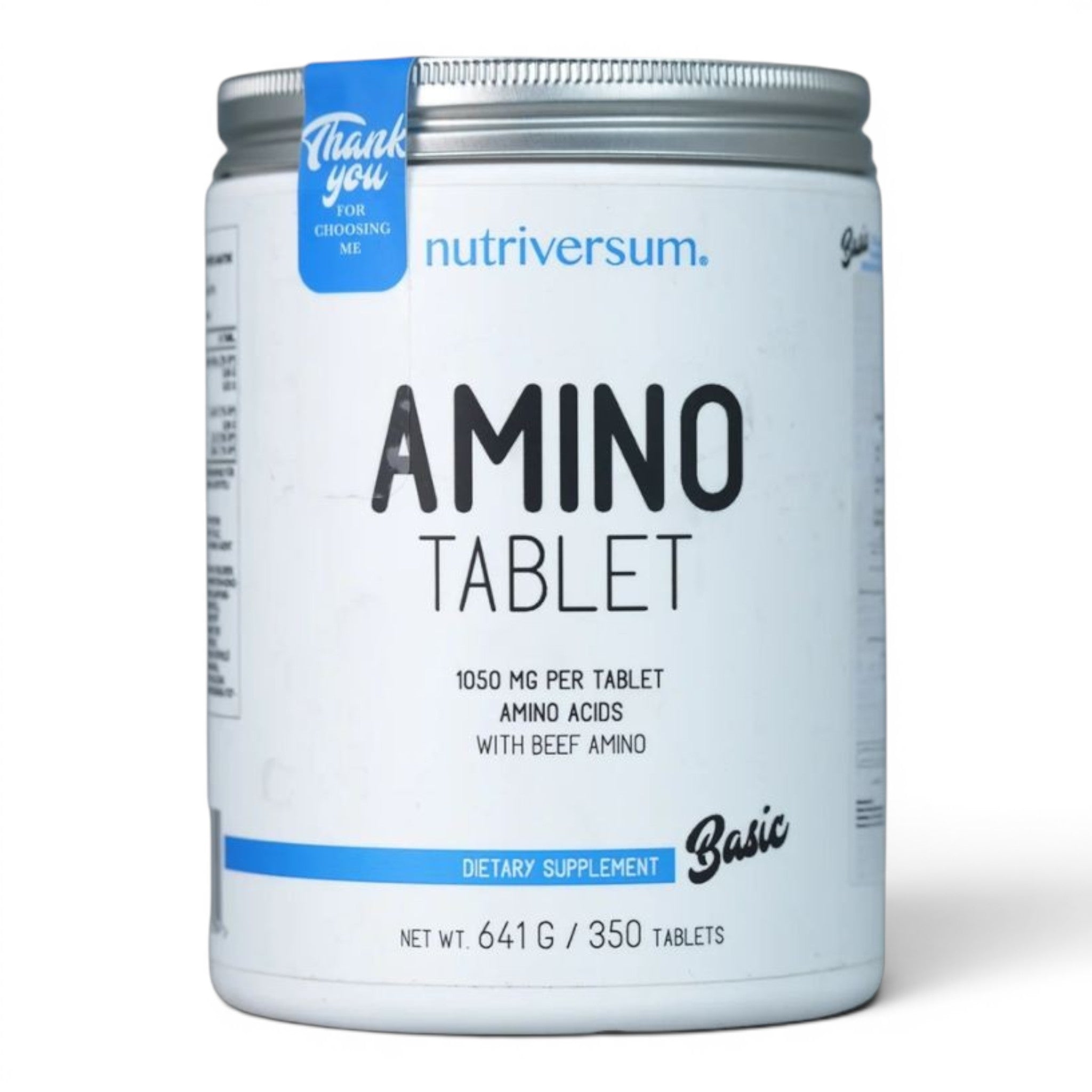 Nutriversum Amino Tablets – 350 Tablets for Essential Amino Acids & Recovery