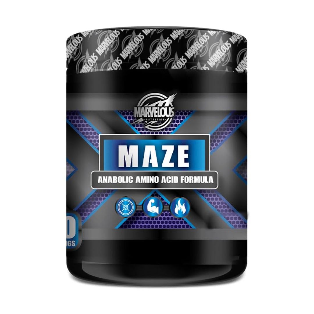 Marvelous Nutrition Maze Amino Acid Formula – Essential Amino Acids, 25 Servings, 400g