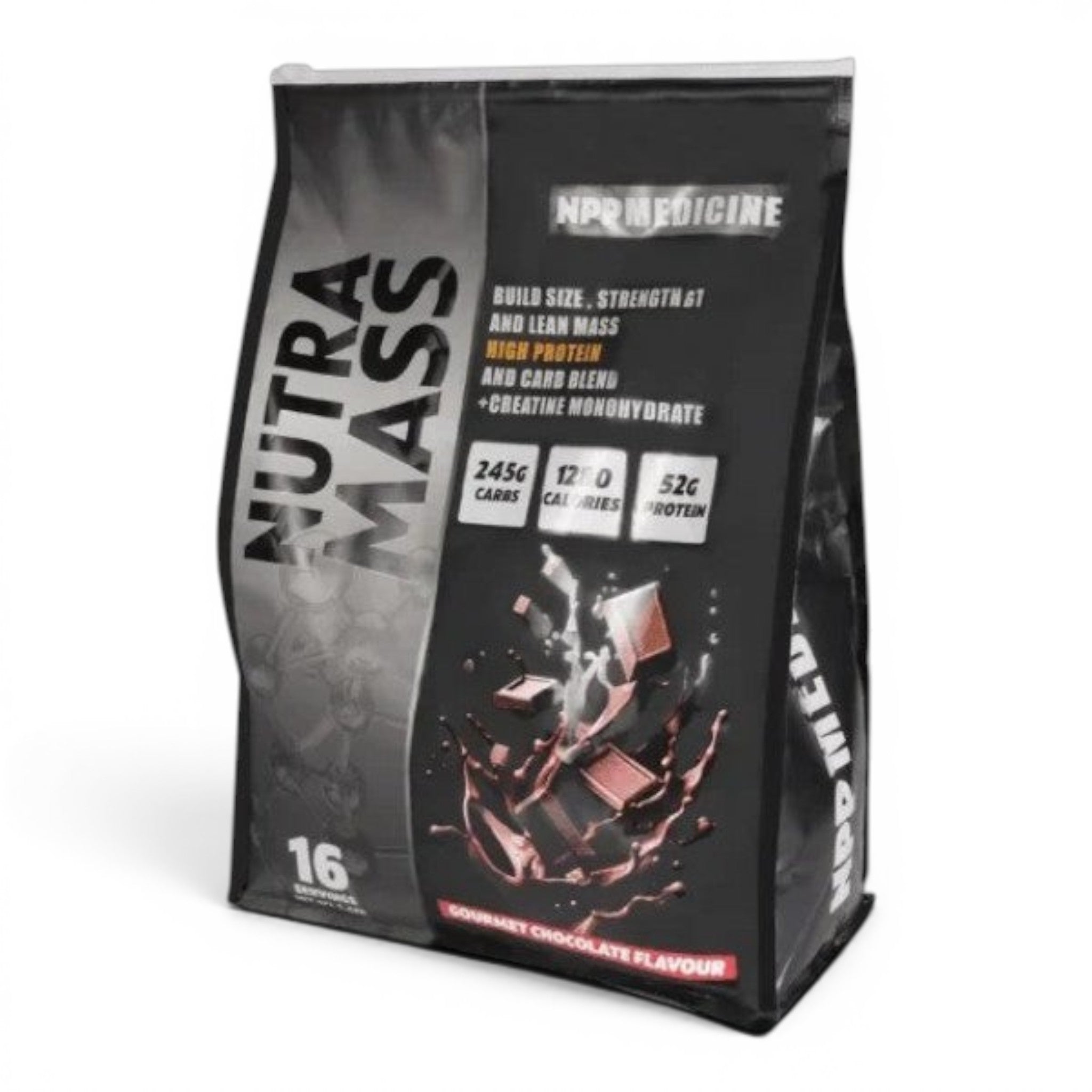 NPP Medicine Nutra Mass | 5.4kg - 16 Servings (High-Calorie Muscle Gainer)