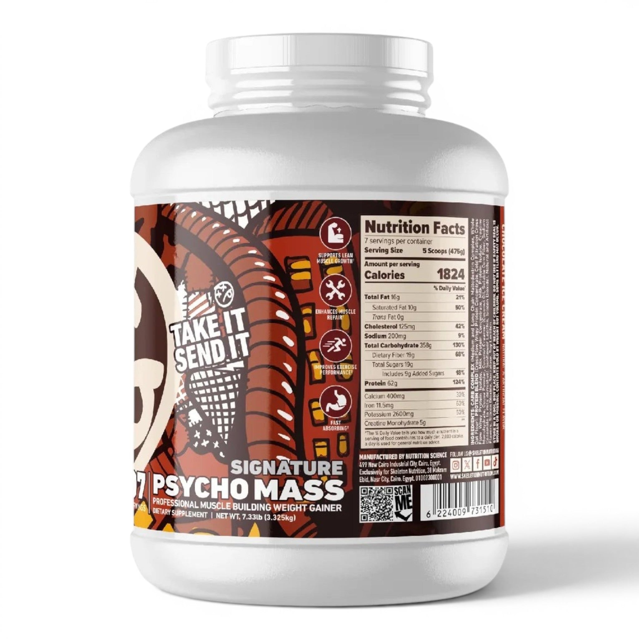 Skeleton Psycho Mass Gainer – 7 Servings